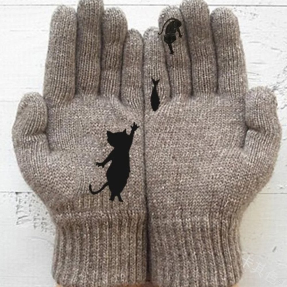 New Tan Cat Gloves